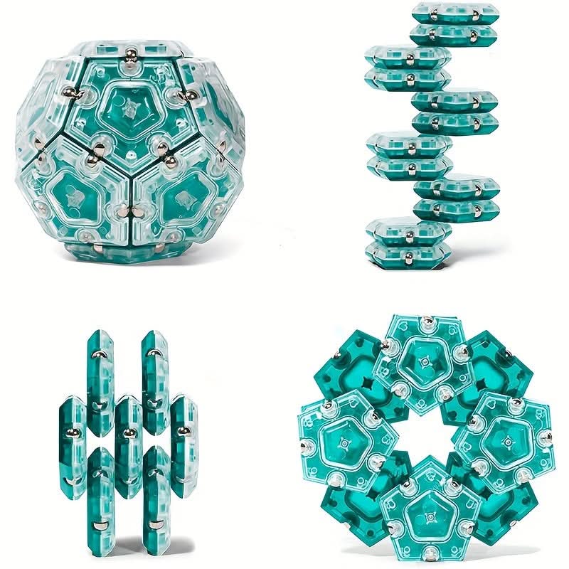 Magnetic Sphere Desk Toy – 12-Piece