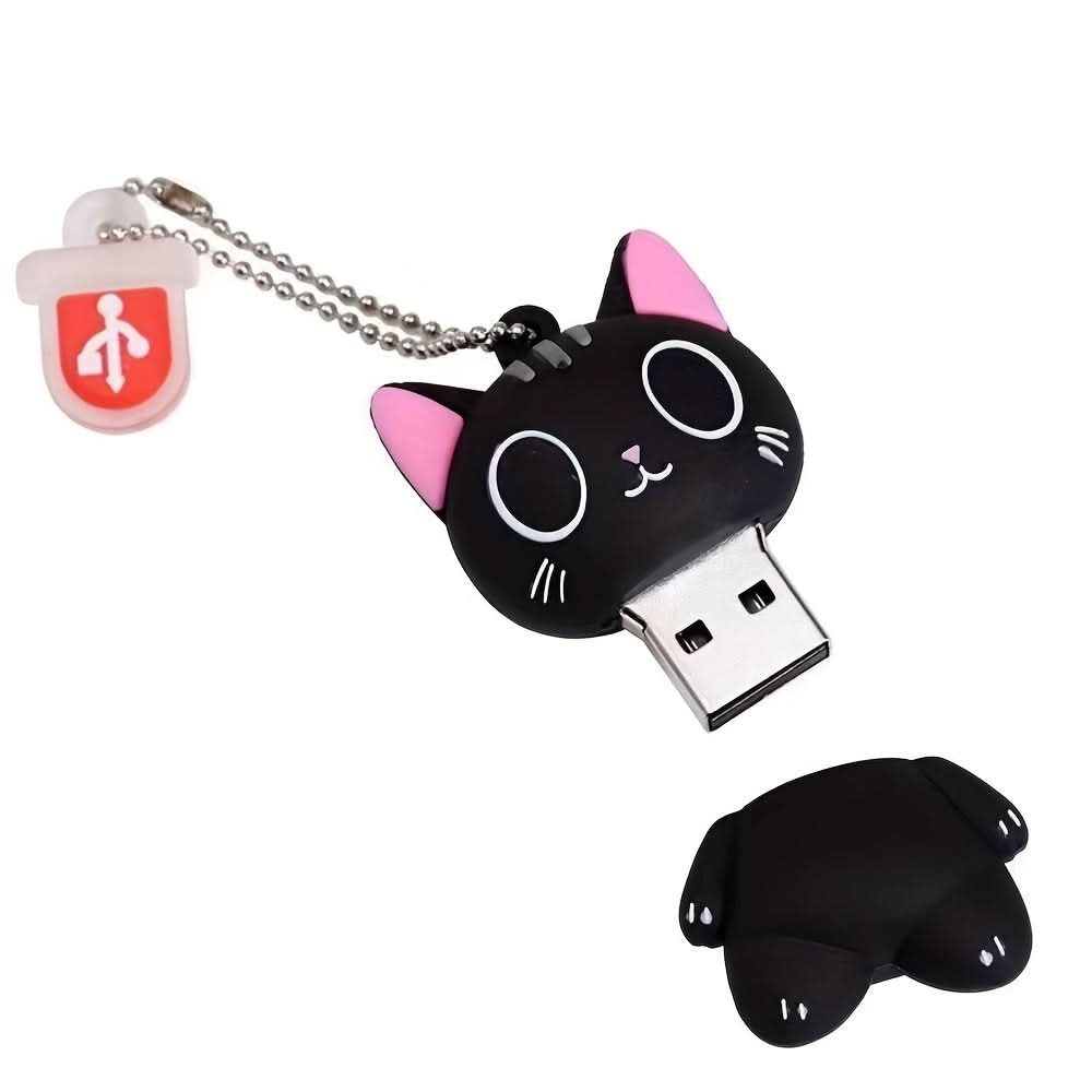 128MB Cat-Shaped USB 2.0 Flash Drive
