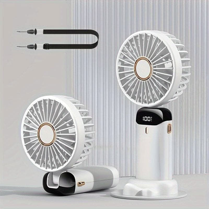 Portable Mini Fan with LED-USB Folding