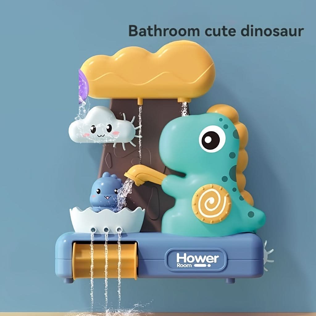 Cartoon Dinosaur Spinning Bath Toy – Fun Dinosaur-Shaped Bathroom Toy for Toddlers