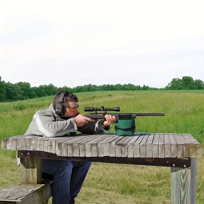 Adjustable Waterproof Rifle Rest Bag – Durable Shooting Sandbag Support