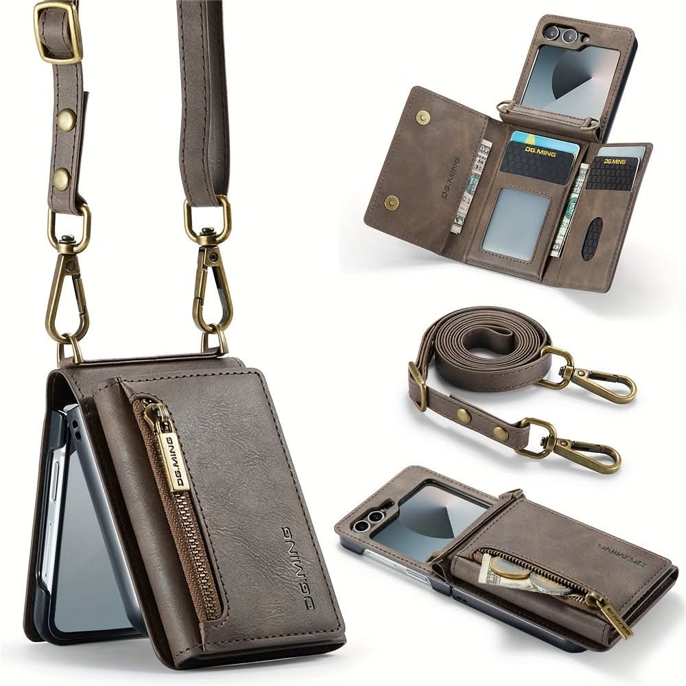 Zipper Wallet Case for Samsung Galaxy Z Flip