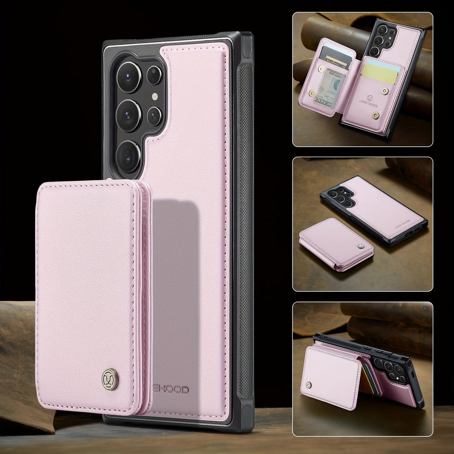 2-in-1 Detachable Wallet Case for Galaxy