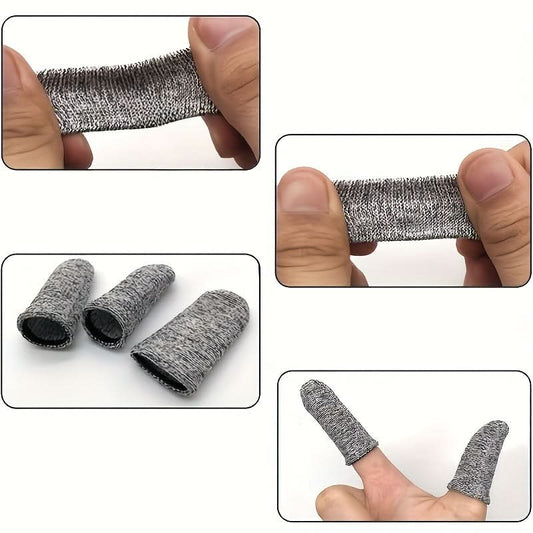 10pcs Cut-Resistant Finger Guards – Non-Slip, Reusable Protectors