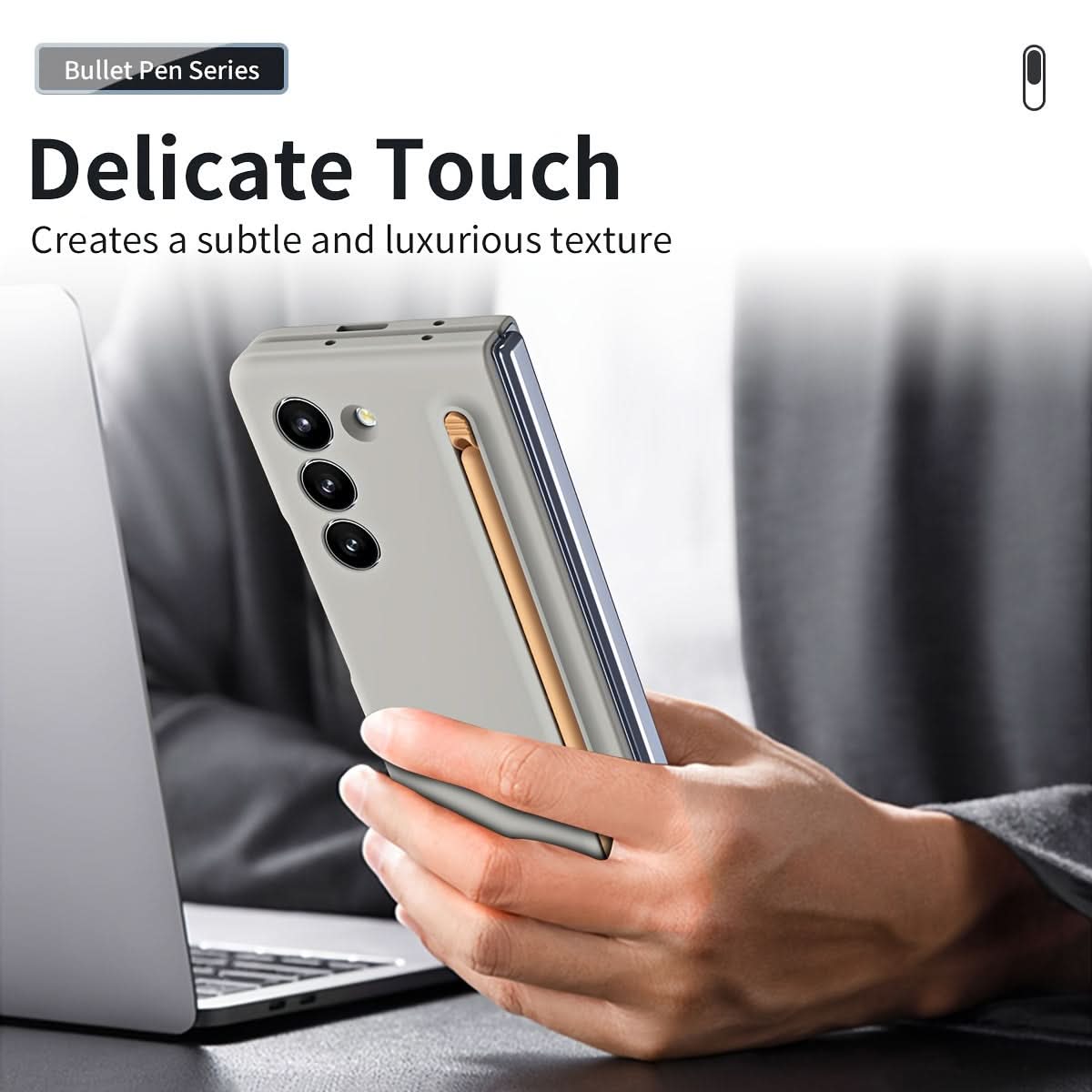 Samsung Galaxy Z Fold 5 Slim Case with Built-in S Pen Slot