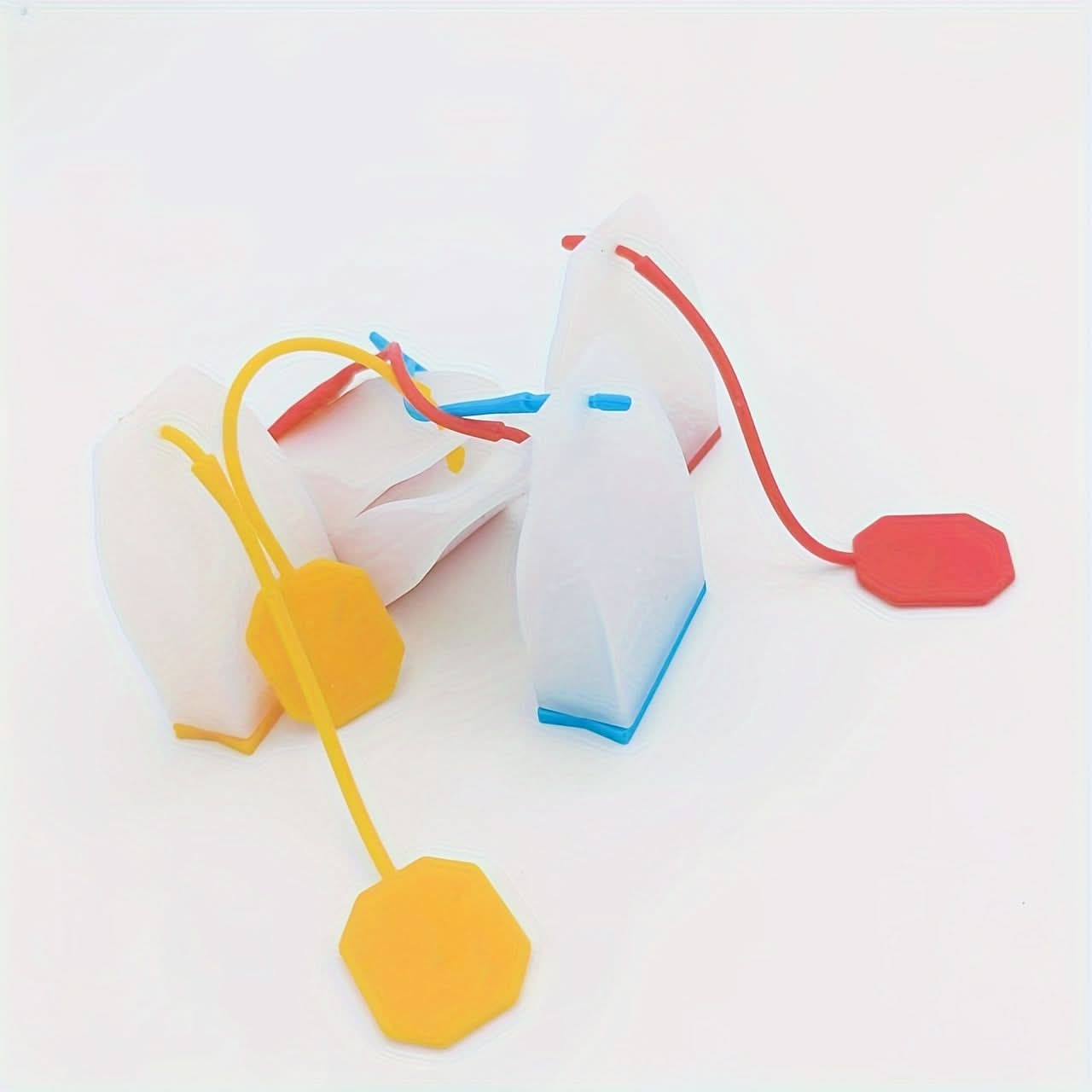 Reusable Silicone Tea Infuser Set - 5 Pcs