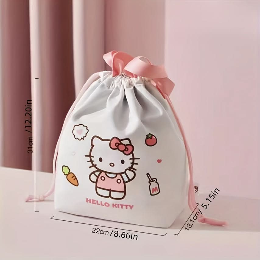 Hello Kitty Waterproof Lunch Bag for Kids