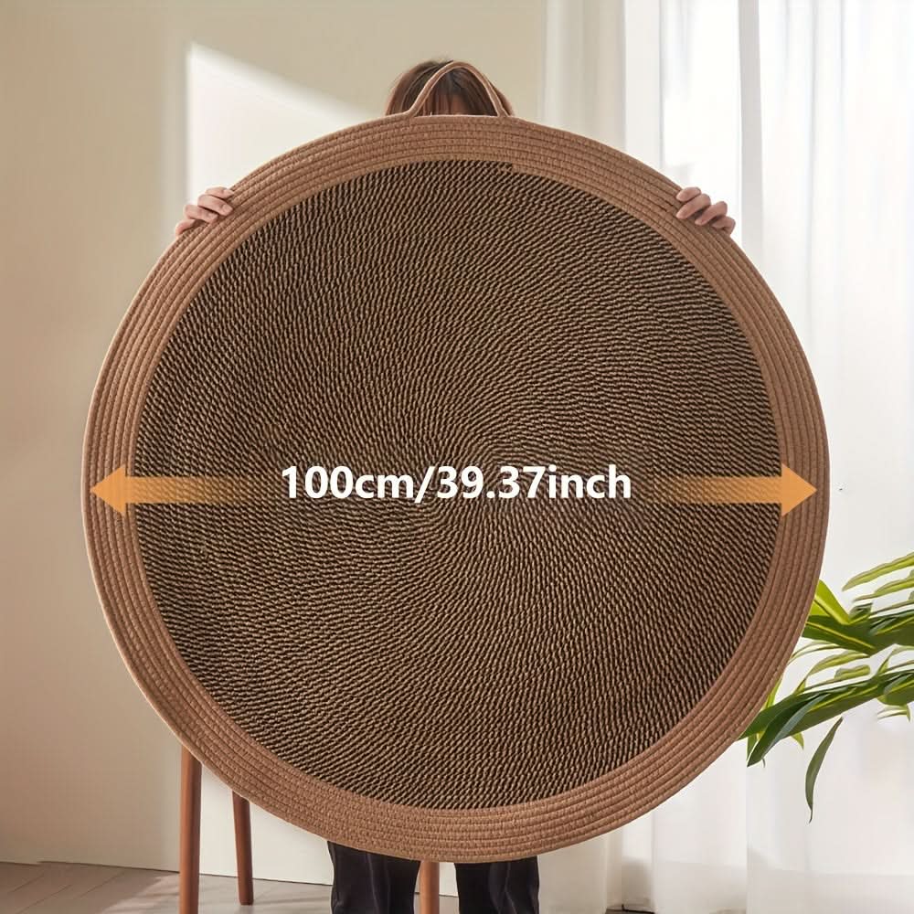 2-in-1 Cat Scratching Mat & Bed