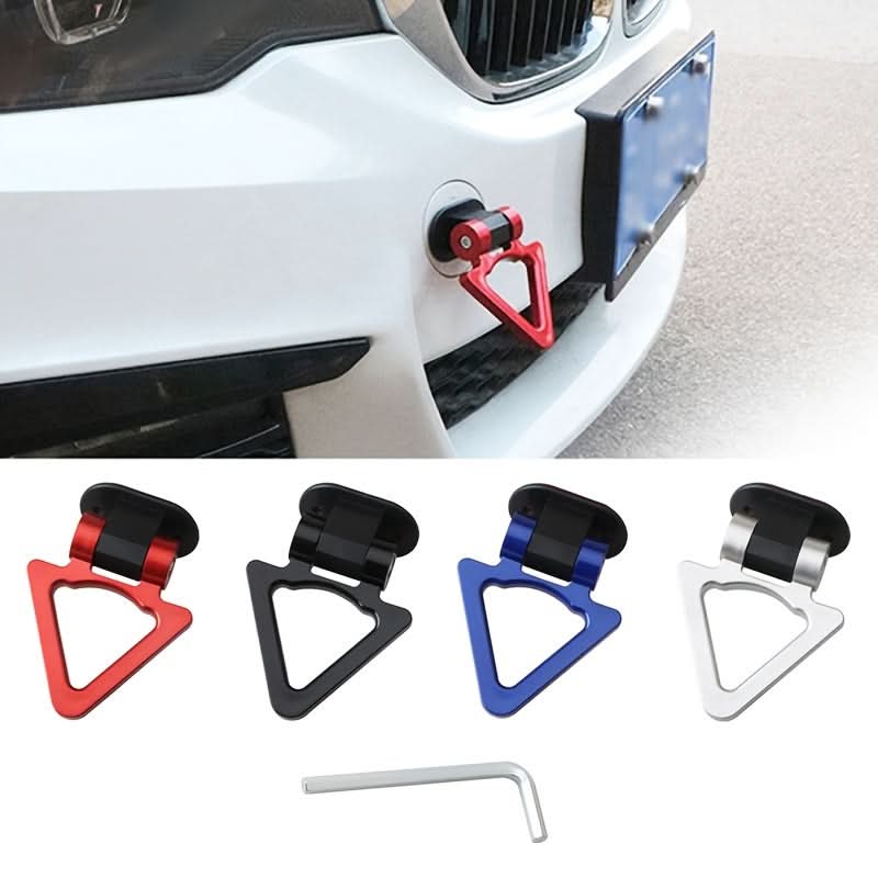 ABS Triangle Rear Tow Hook Sticker – Universal Car Bumper Decoration Trim