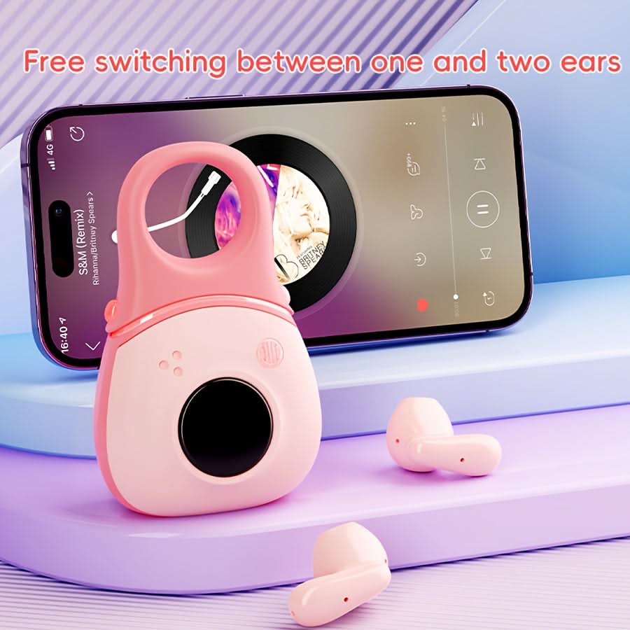 Wireless Earbuds with Bass Stereo Sound, Noise Cancelling Mic