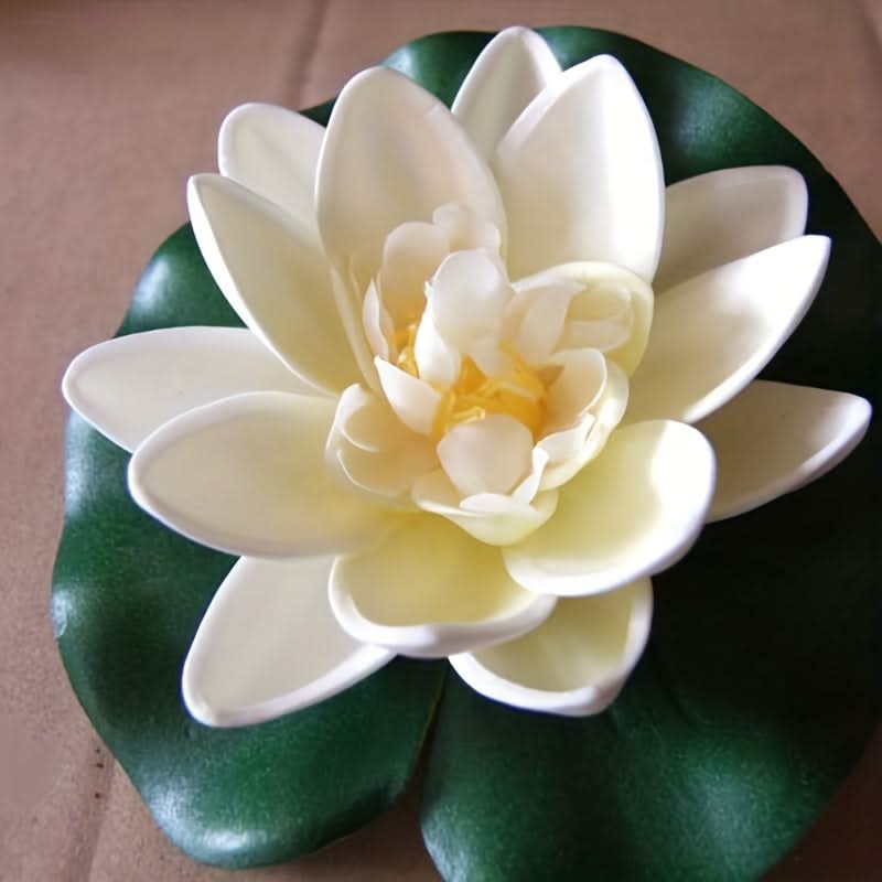 6-Pack Lifelike Lotus & Water Lily Decor