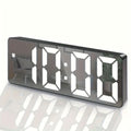 USB-Powered LED Digital Alarm Clock, Mirror Display
