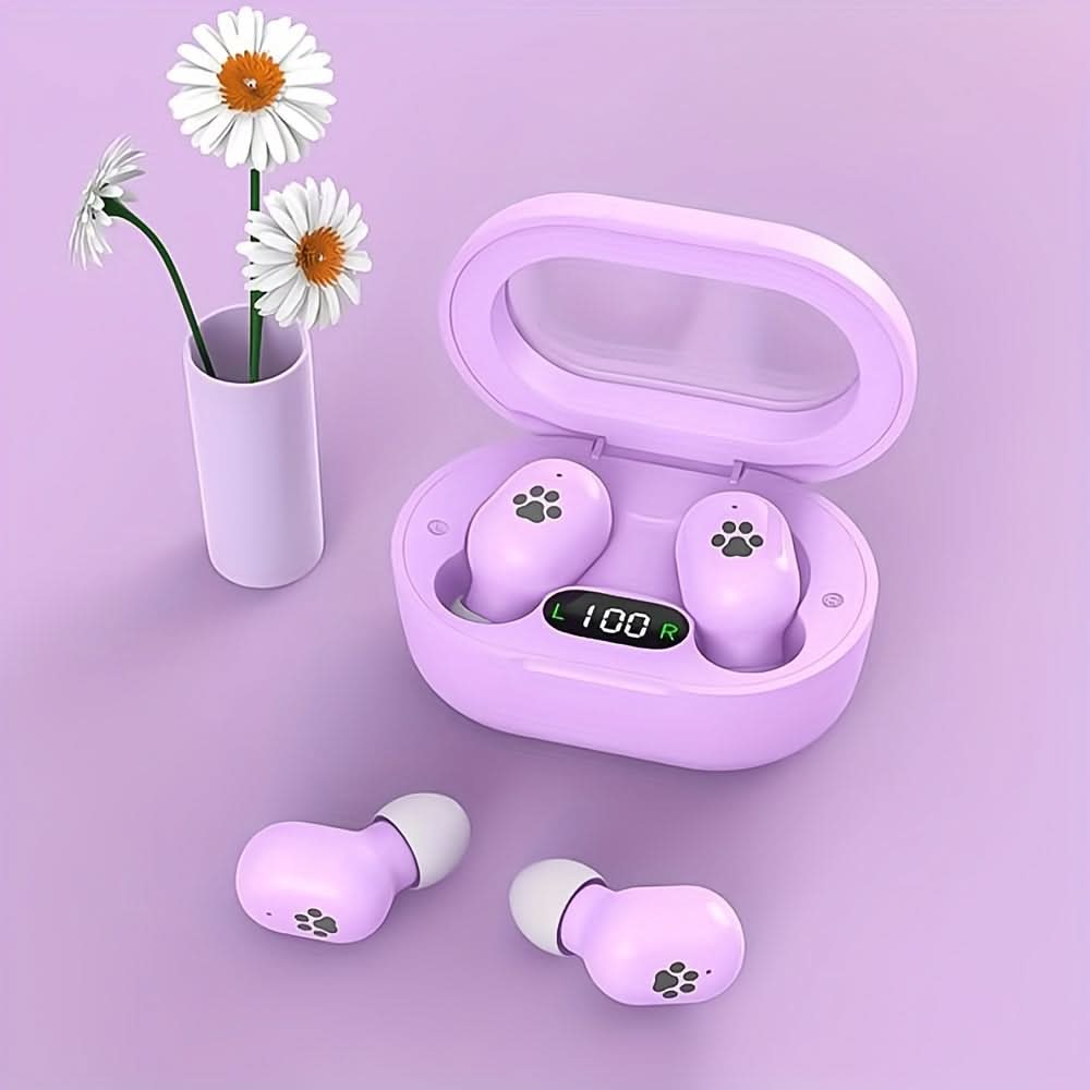V5.3 Wireless Earbuds, LED Digital Display, HiFi Sound