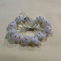 Smile Cloud LED String Lights - Battery-Powered, Christmas, Indoor/Outdoor