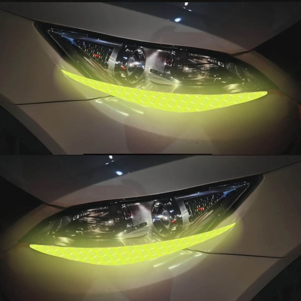 Reflective Eyeliner Car Headlight Decals – Stylish Light Decoration