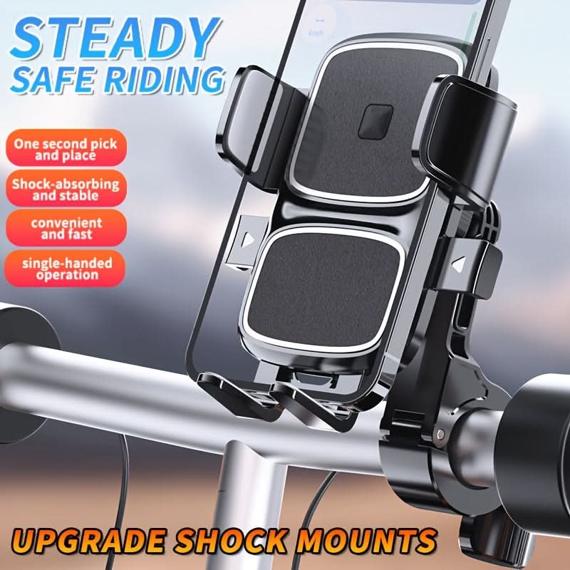Handlebar Mobile Phone Mount for Motorcycle & Bike