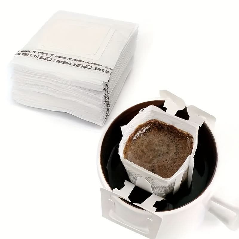 50-Pack Portable Coffee Filter Papers – Drip Brew Bags