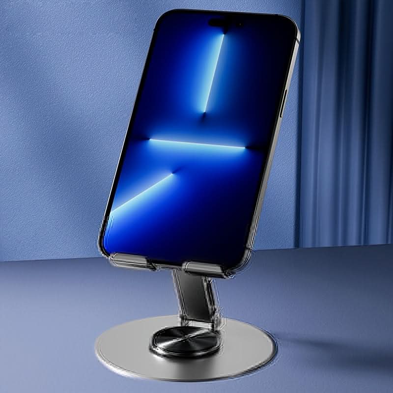 360-Degree Rotating Foldable Phone Stand – Adjustable Height