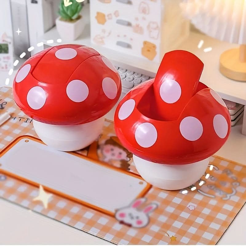 Adorable Mushroom-Shaped Trash Can for Home
