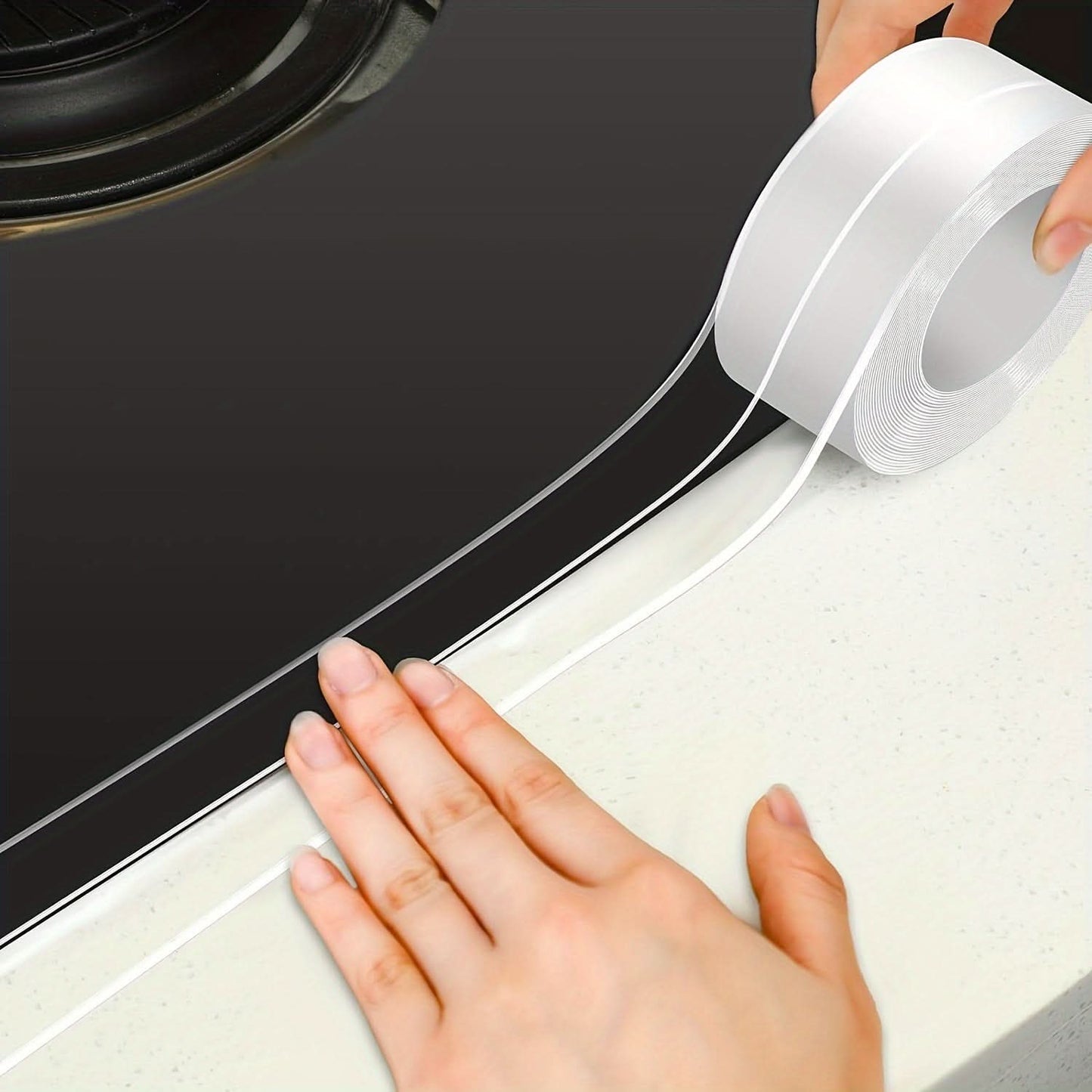 Waterproof PVC Caulk Tape for Kitchen & Bathroom