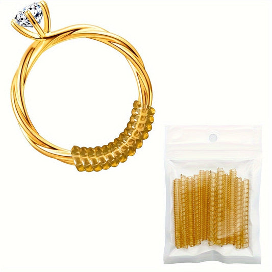 Silicone Ring Sizer Guards – Invisible Spiral Tighteners for Loose Rings