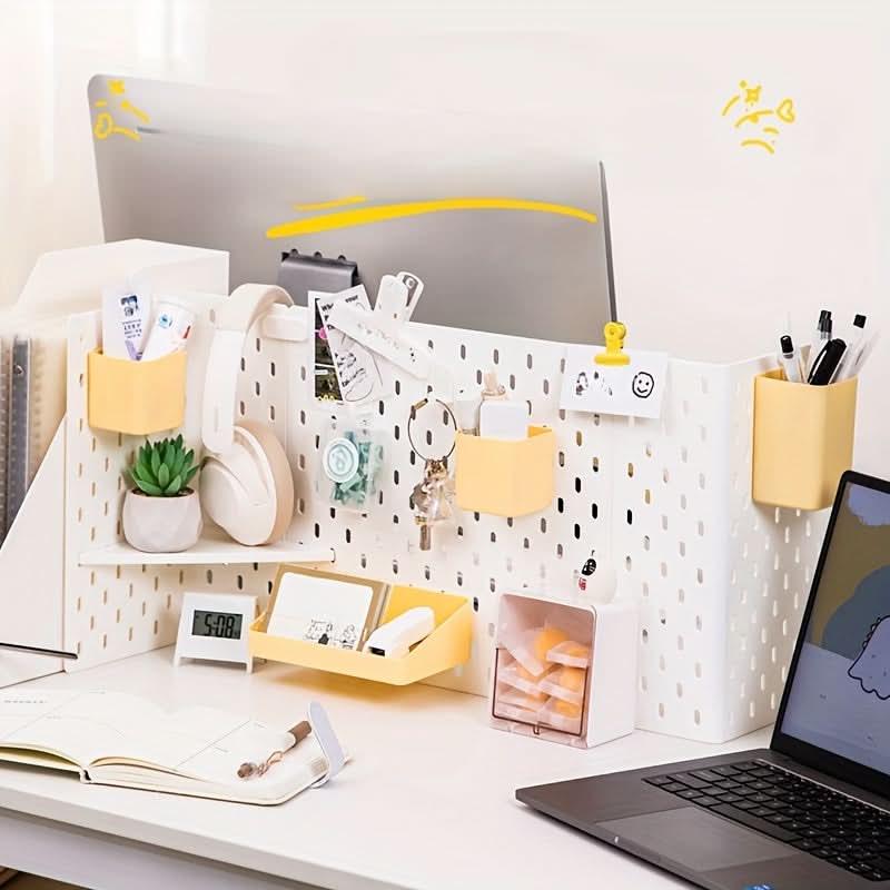 Wall-Mounted Desk Organizer Set
