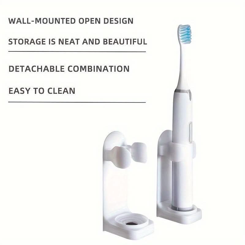 Adjustable Wall-Mounted Electric Toothbrush Holder