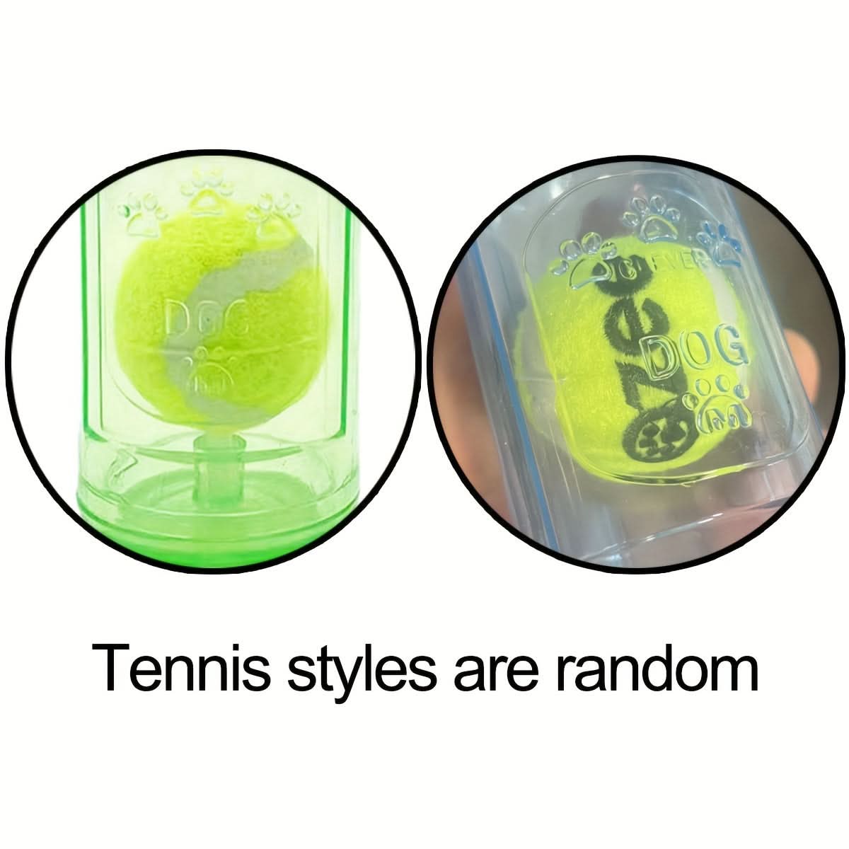 Floating Squeaky Tennis Ball Toy – Durable, All-Breed Dog Fun