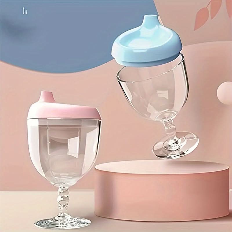 Break-Resistant Sippy Cups with Lid Leak-Proof & Reusable Plastic Drinkware