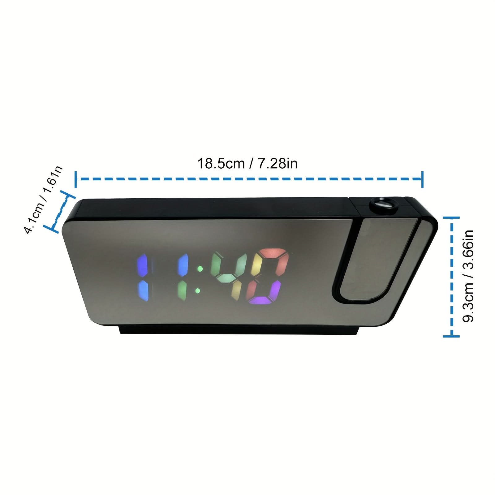 4K HD Clock with Projection