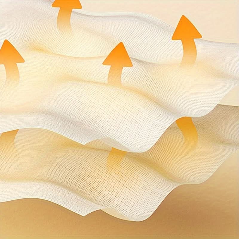 USB Heated Cotton Blend Scarf for Winter