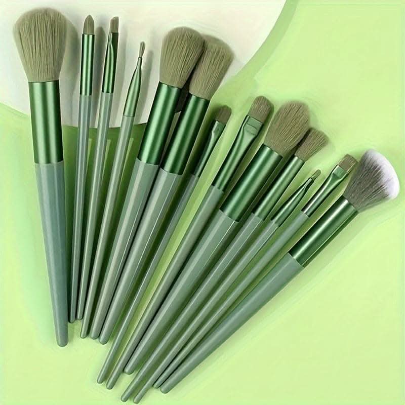 13 Pcs Soft Makeup Brushes For Foundation Blending, Eye Shadow Application
