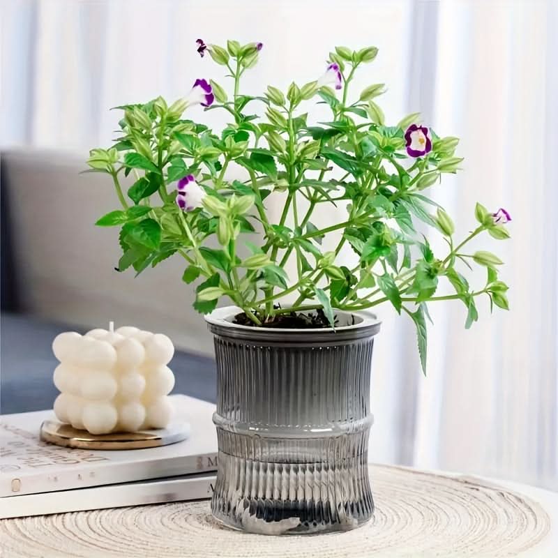 Self-Watering Bamboo Flower Pot