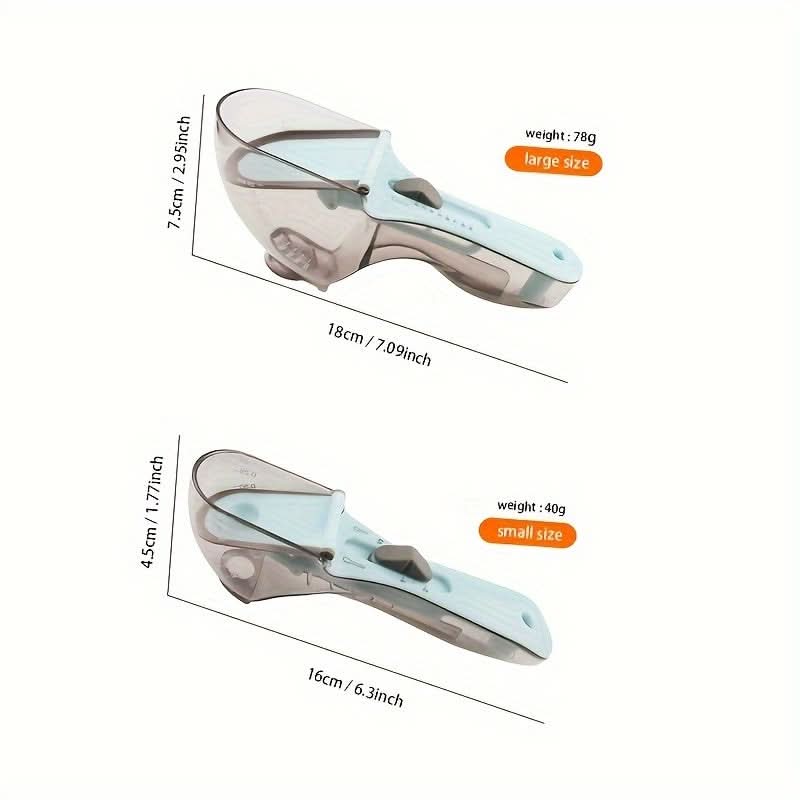 Adjustable Measuring Spoon Set, 2-Piece
