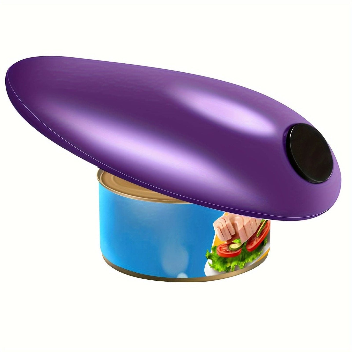 Electric Can Opener – Automatic, Smooth Edge, Battery-Operated