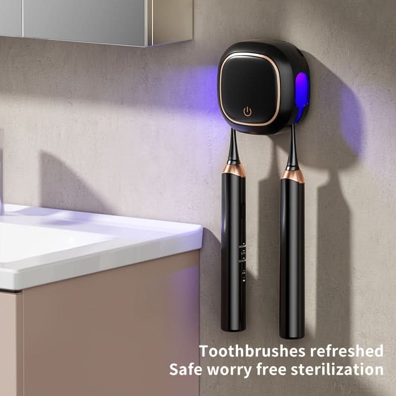 Wall-Mounted UV Toothbrush Sterilizer with USB