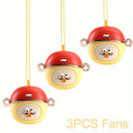 1/2/3PCS Yellow Mini USB Desk & Neck Fan – Hands-Free Waist-Hanging