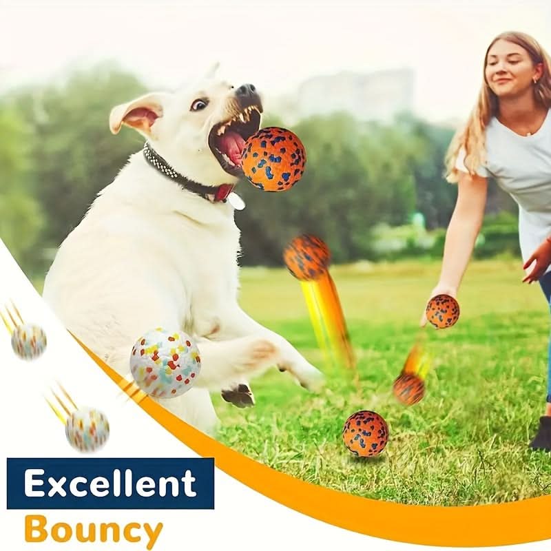 Durable Bouncy Chew Ball – Tough Dog Toy for Aggressive Chewers