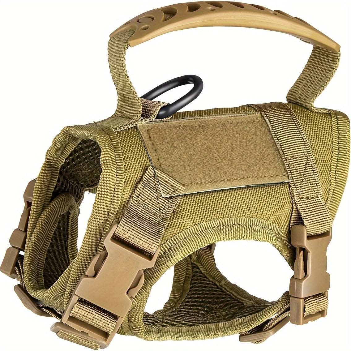 Adjustable 600D Tactical Pet Vest Harness - Durable, Comfortable, & Stylish Training Gear for Cats and Puppies