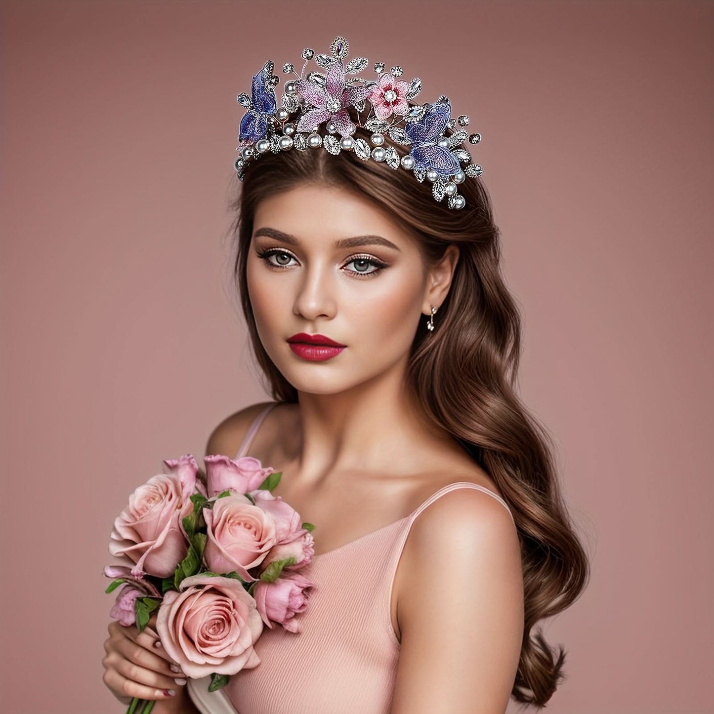 Elegant Rhinestone Iron Alloy Hairband for Women