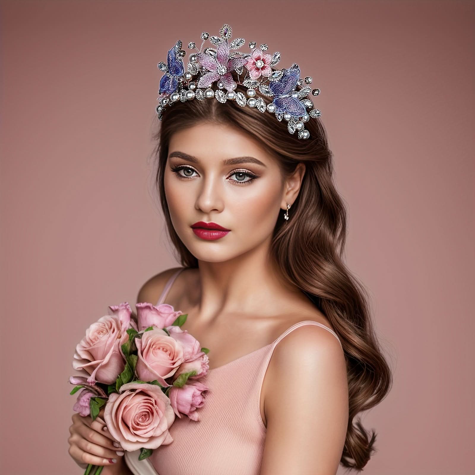 Elegant Rhinestone Iron Alloy Hairband for Women
