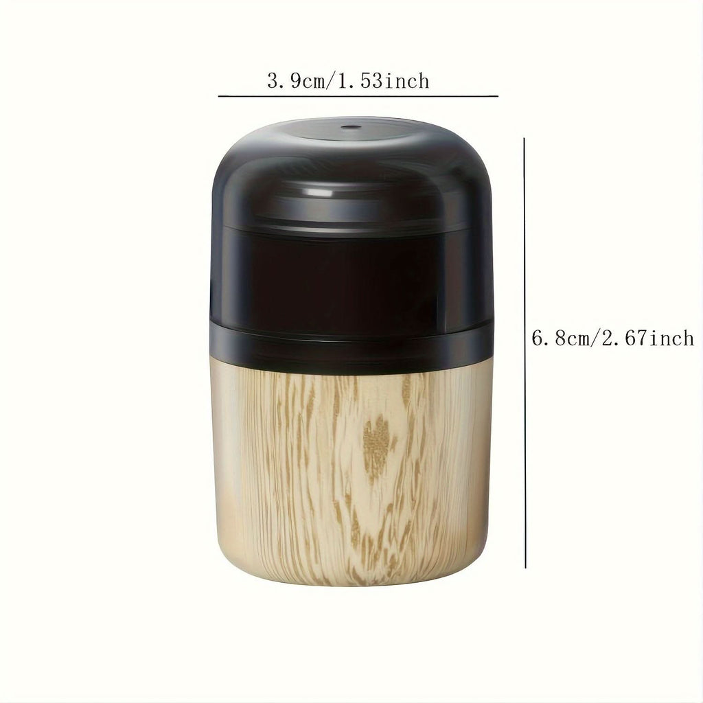 Washable Wood Grain Beard Shaver – Mini Electric Shaver