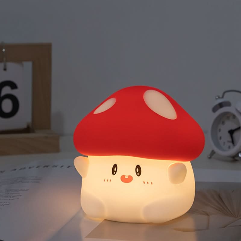 Mushroom Cartoon Night Light, USB Powered