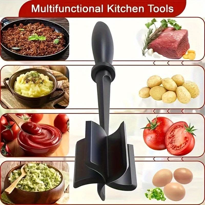 Meat Chopper and Shredder - Heat-Resistant Pulverizer for Ground Beef, Turkey, and More