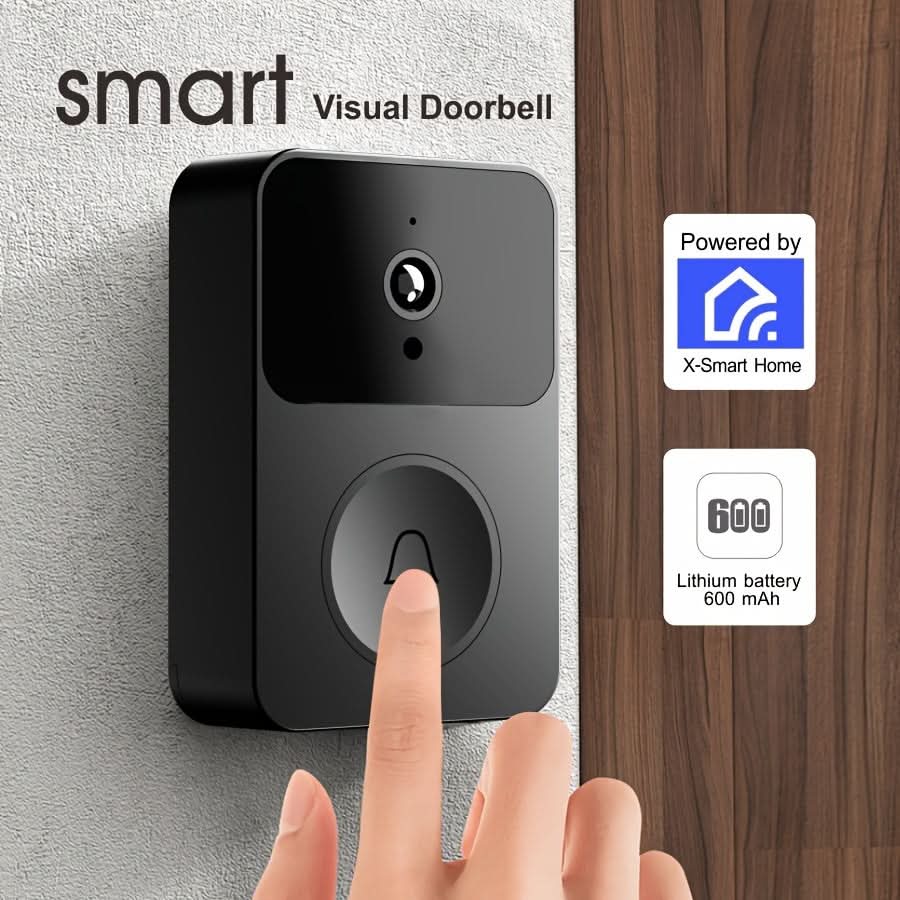 Smart Doorbell with HD Camera, Wi-Fi App Control