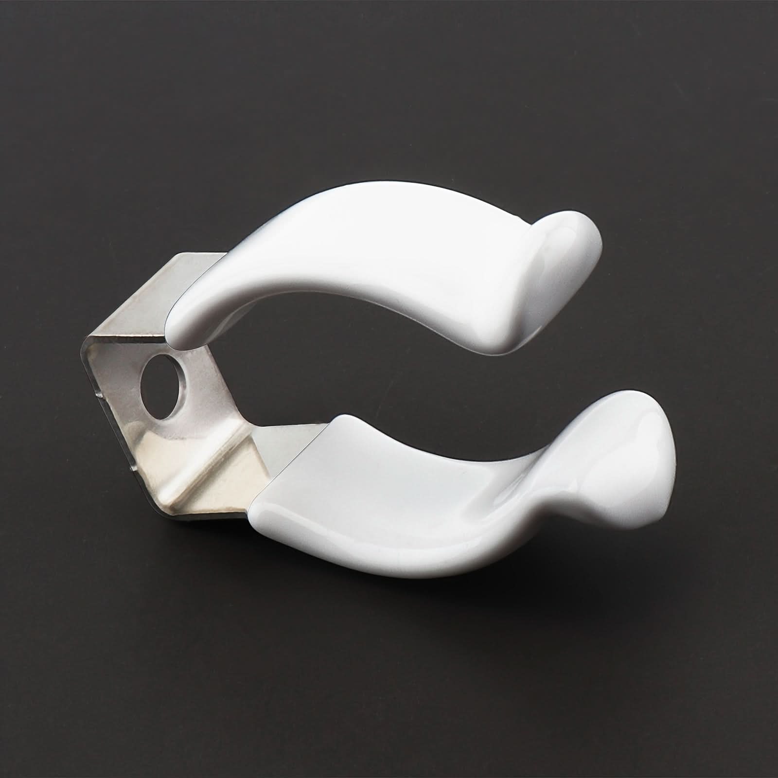 10-Pack T8 Stainless Steel U-Clip Brackets for Fluorescent LED Bulb Installation
