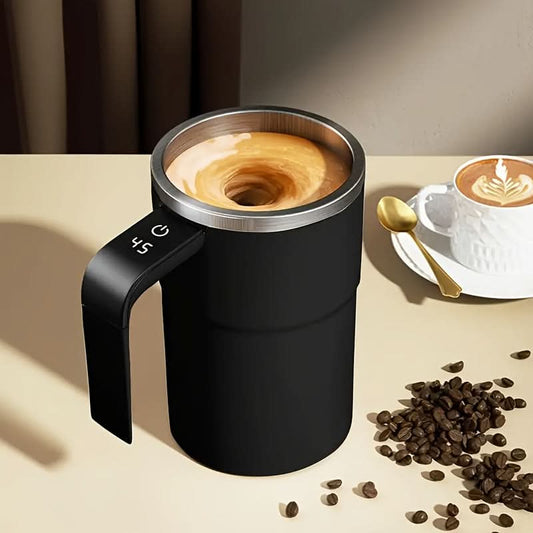 Smart Stainless Steel Coffee Mug with LED Temperature Display