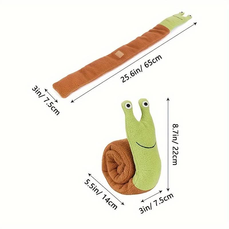 Snail Interactive Dog Feeder Puzzle Toy
