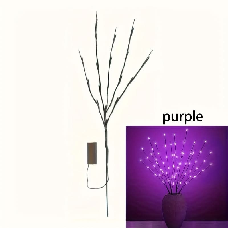 Adjustable Plastic LED Branch Lights – 20 LED Battery-Operated Tabletop