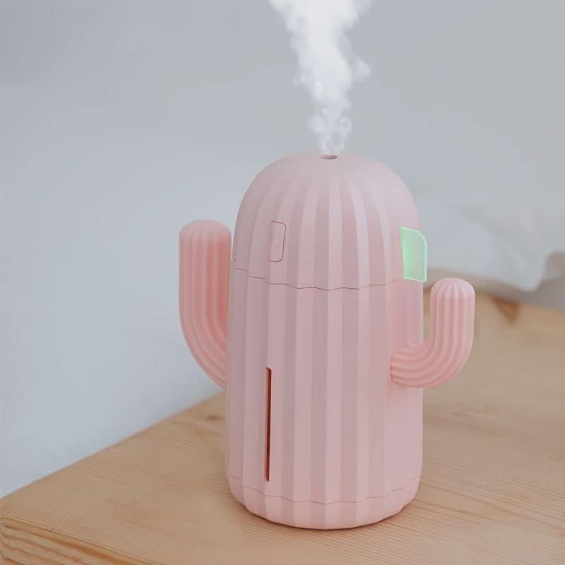Cactus Mini USB Humidifier with Auto Shut-Off